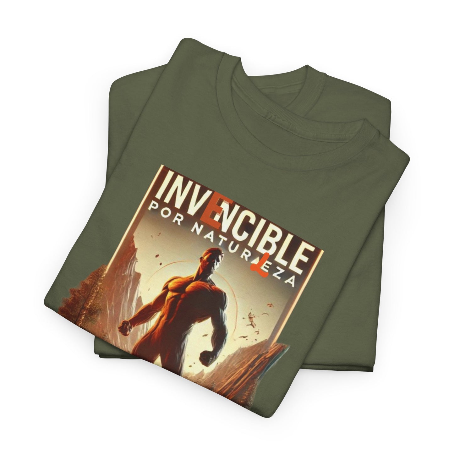 CAMISETA HOMBRE ALFA "INVENCIBLE POR NATURALEZA".(EUROPA).
