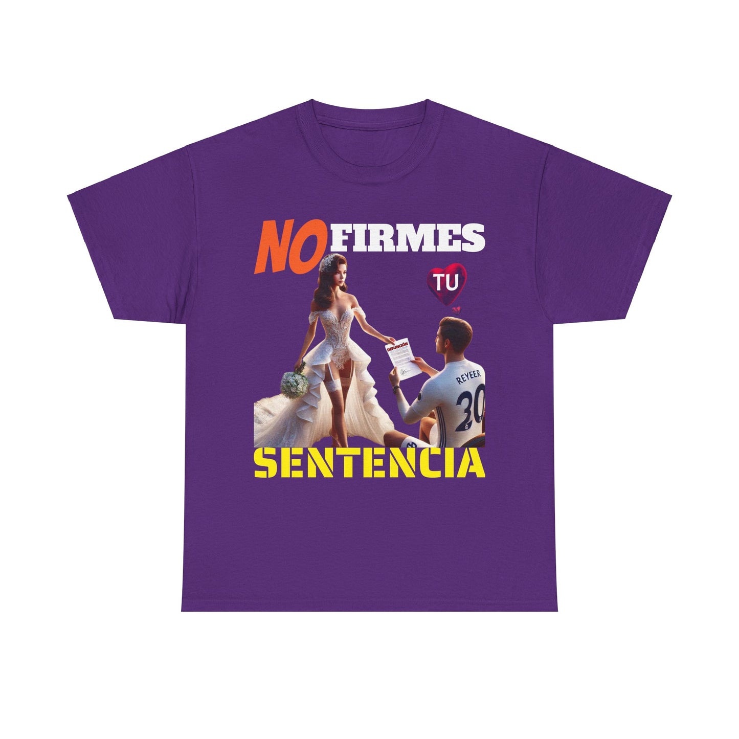 CAMISETA HOMBRE ALFA "NO FIRMES TU SENTENCIA".(EUROPA)
