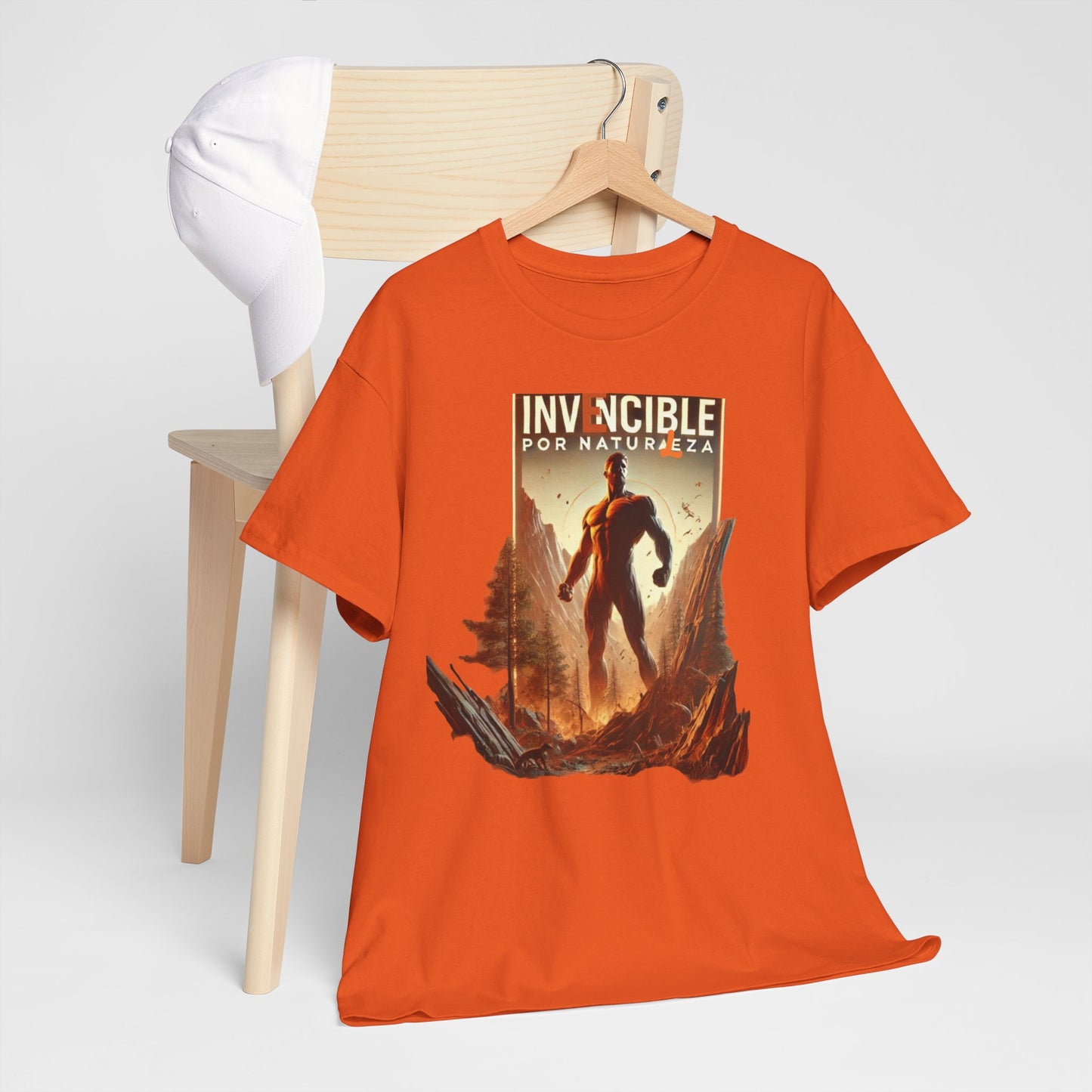CAMISETA HOMBRE ALFA "INVENCIBLE POR NATURALEZA".(EUROPA).