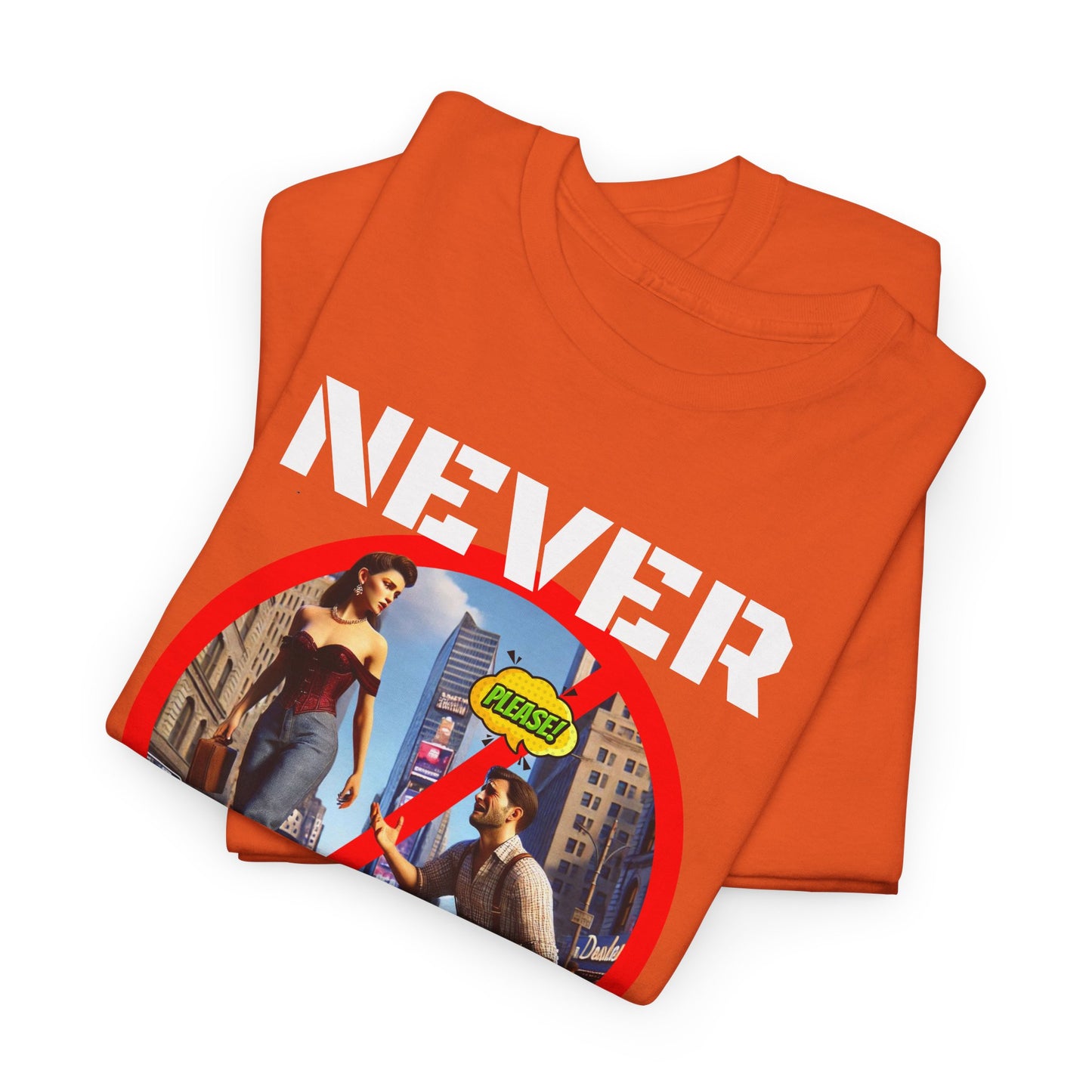 CAMISETA HOMBRE ALFA "NEVER SIMP". (USA)