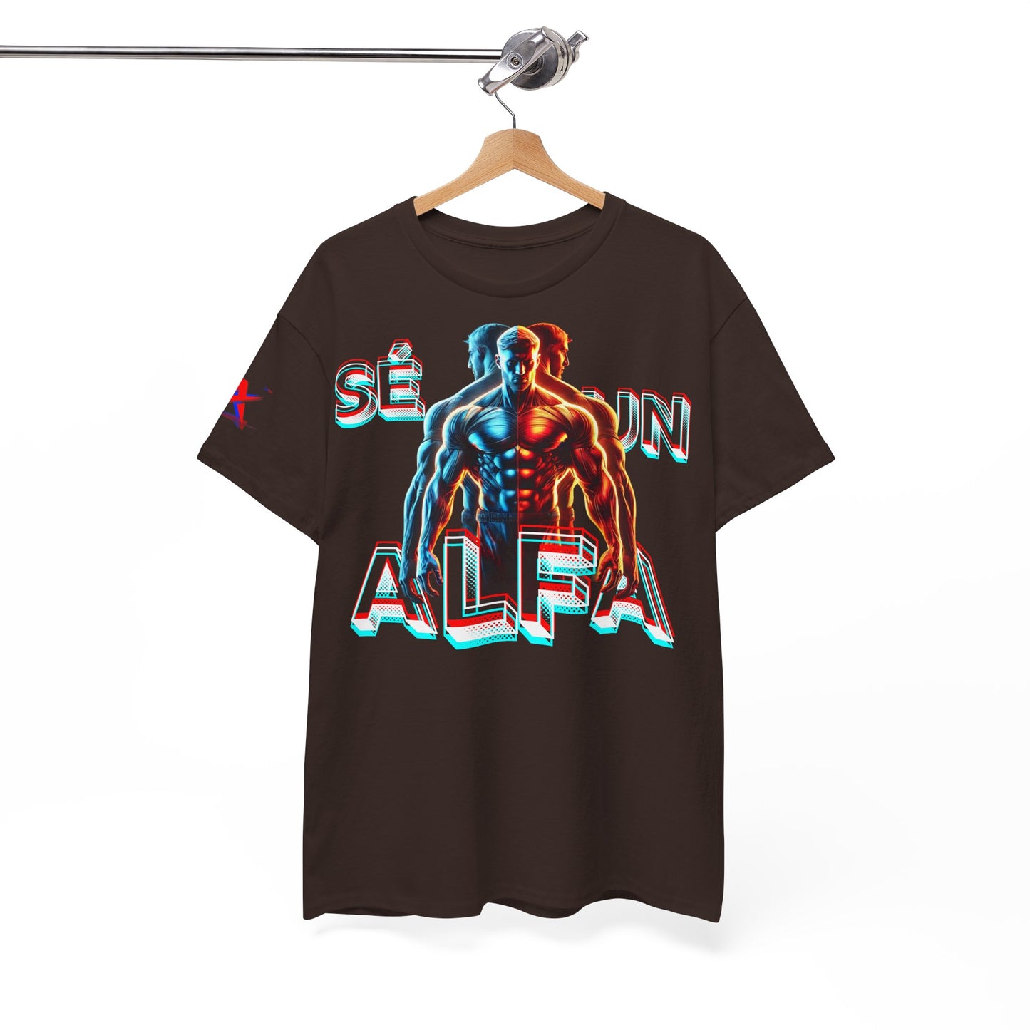 CAMISETA HOMBRE ALFA "SÉ UN ALFA".(EUROPA).