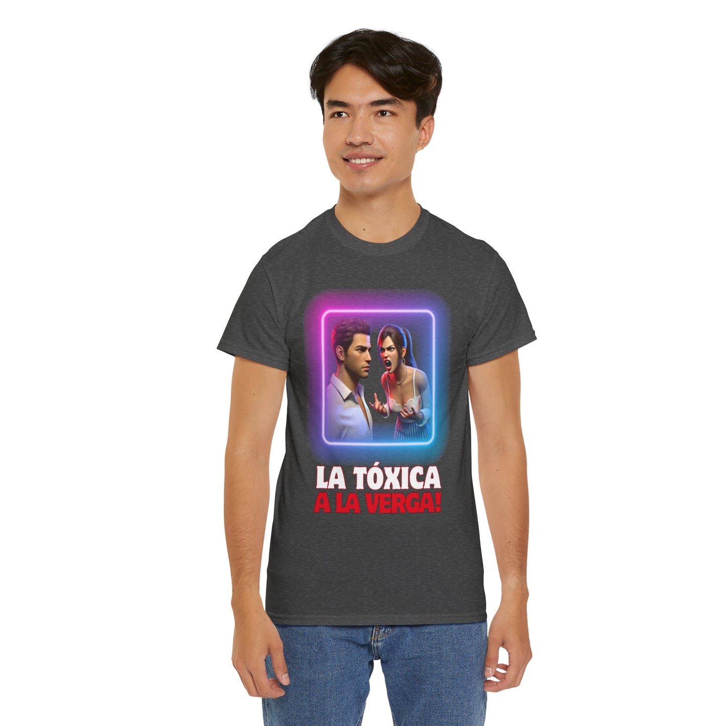 CAMISETA HOMBRE ALFA "LA TÓXICA A LA VERGA".(EUROPA).