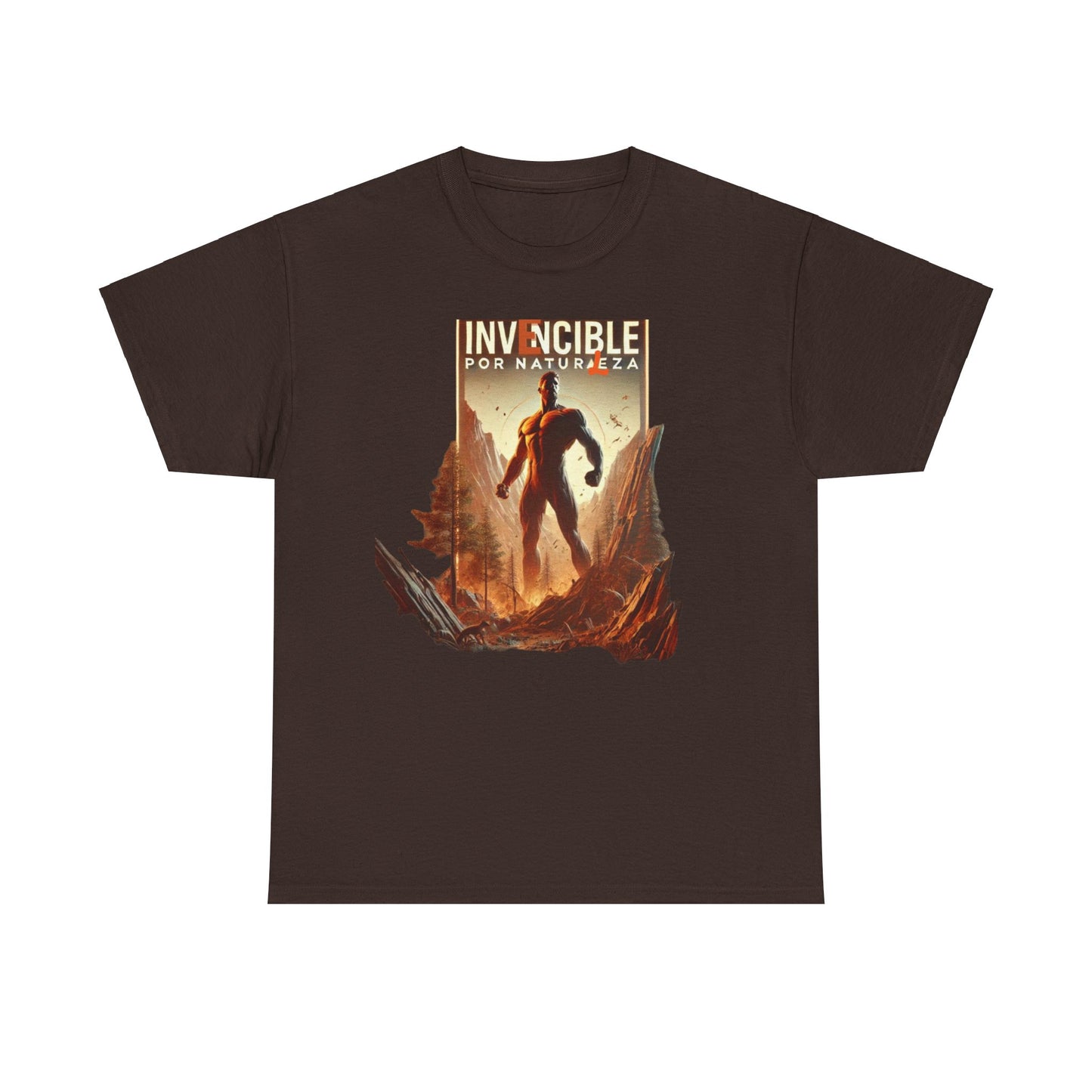 CAMISETA HOMBRE ALFA "INVENCIBLE POR NATURALEZA".(EUROPA).