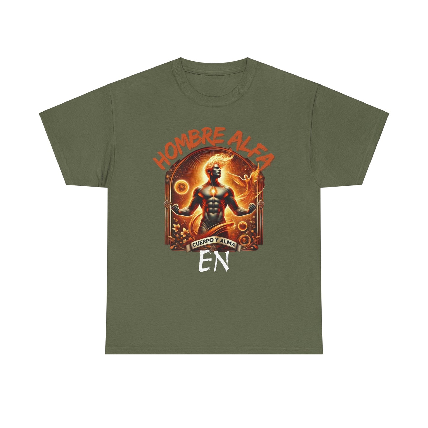 CAMISETA HOMBRE ALFA " EN CUERPO Y ALMA".(USA).