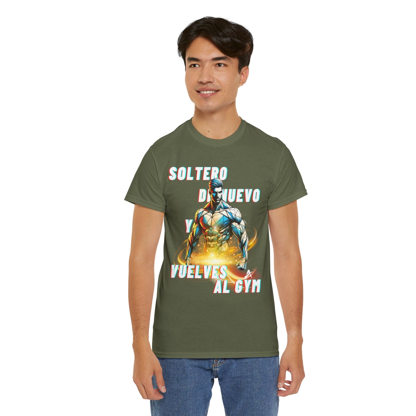 CAMISETA HOMBRE ALFA "SOLTERO DE NUEVO.."(EUROPA)
