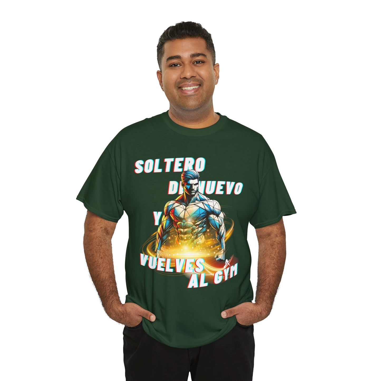 CAMISETA HOMBRE ALFA "SOLTERO DE NUEVO.."(EUROPA)