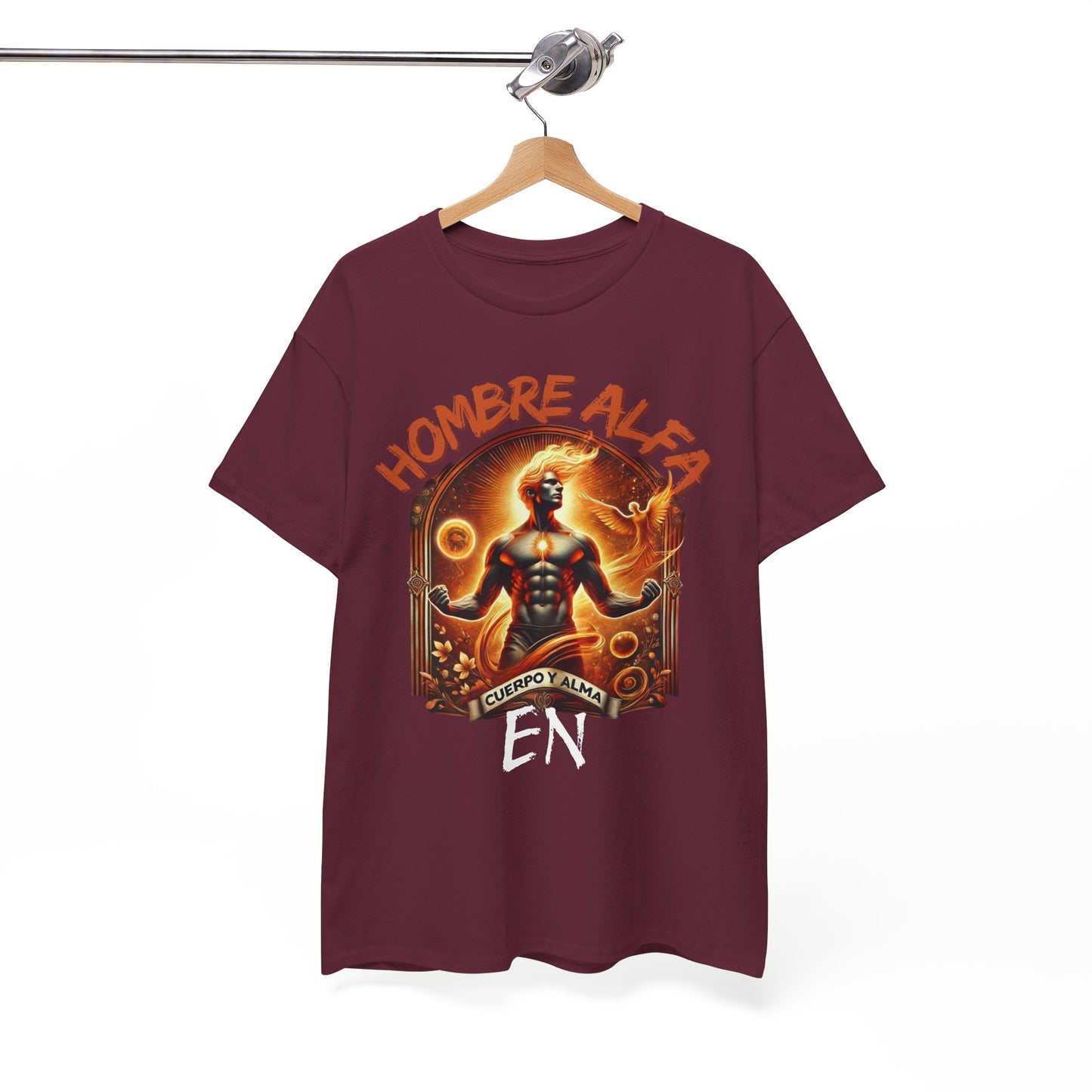 CAMISETA HOMBRE ALFA " EN CUERPO Y ALMA".(USA).