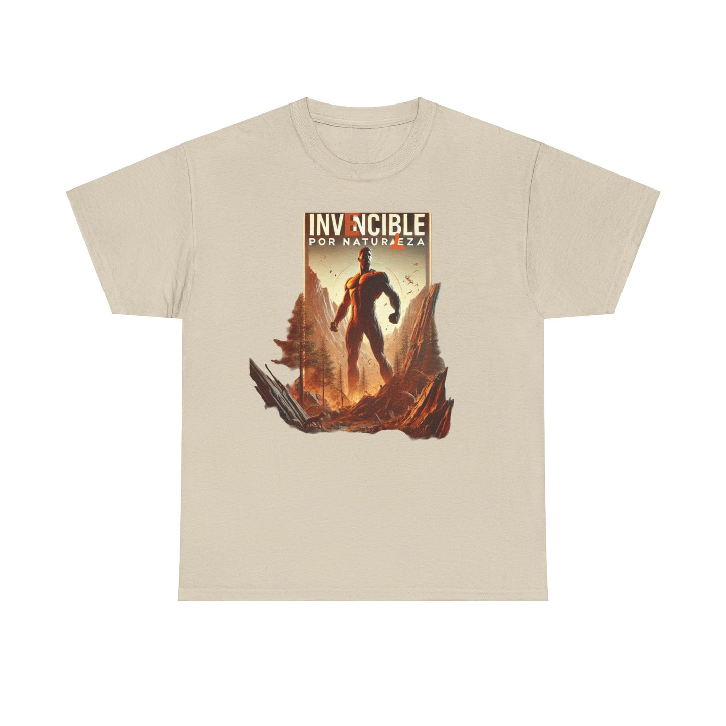 CAMISETA HOMBRE ALFA "INVENCIBLE POR NATURALEZA".(EUROPA).