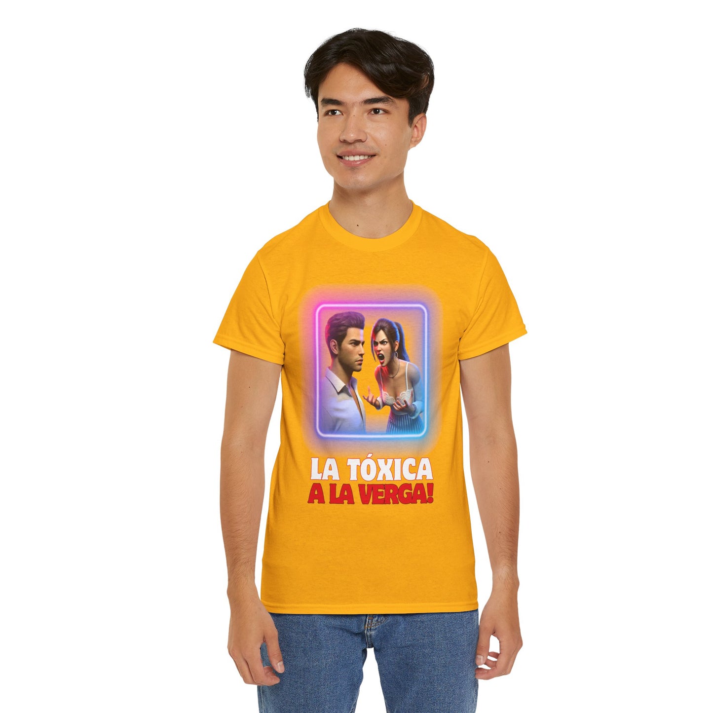 CAMISETA HOMBRE ALFA "LA TÓXICA A LA VERGA".(EUROPA).
