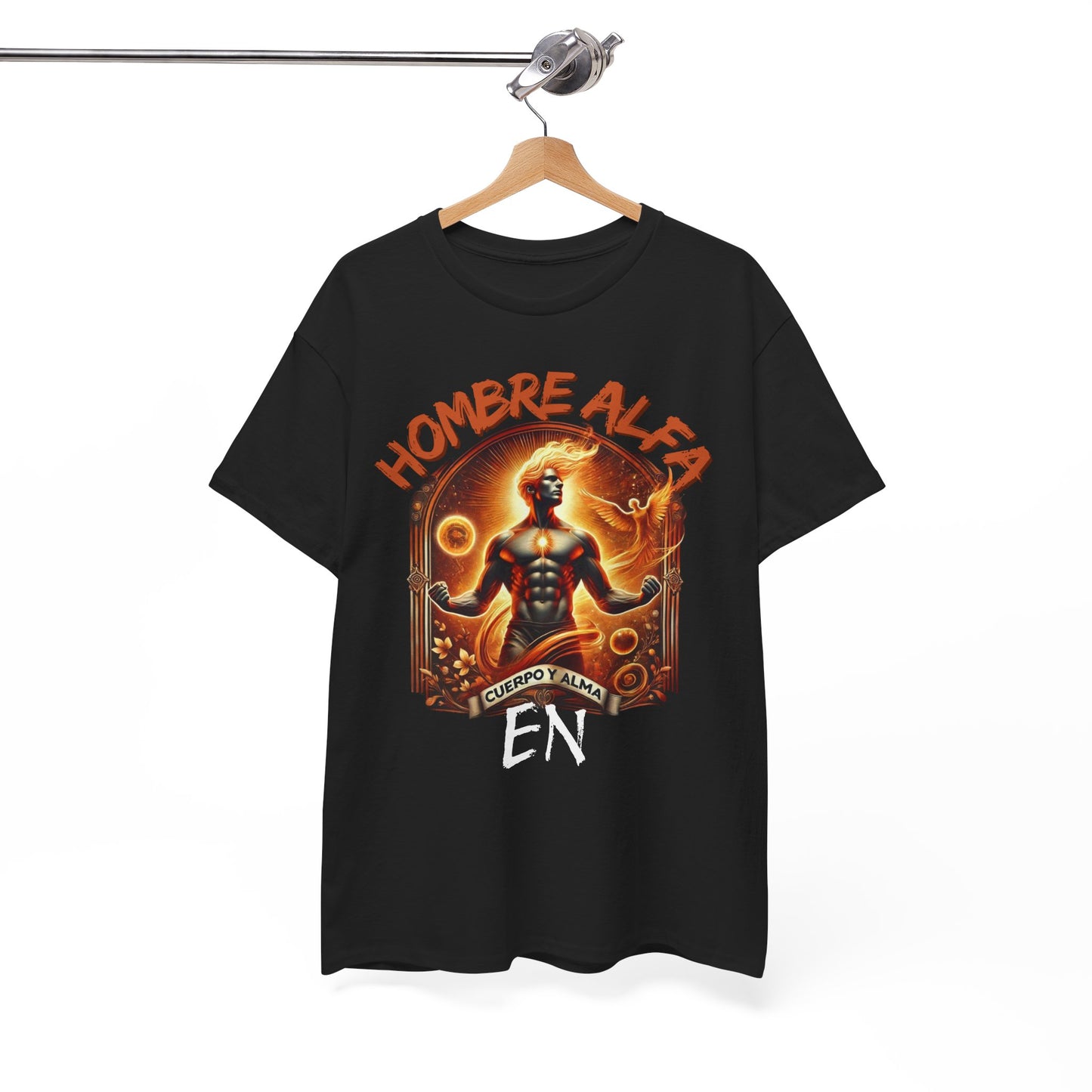CAMISETA HOMBRE ALFA " EN CUERPO Y ALMA".(USA).