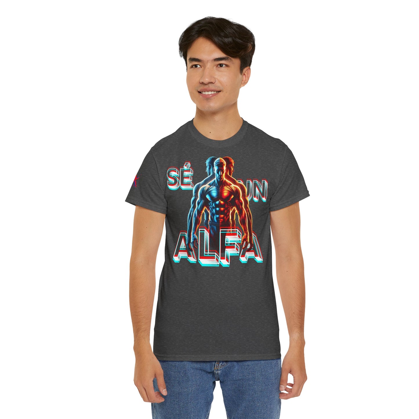CAMISETA HOMBRE ALFA "SÉ UN ALFA".(EUROPA).