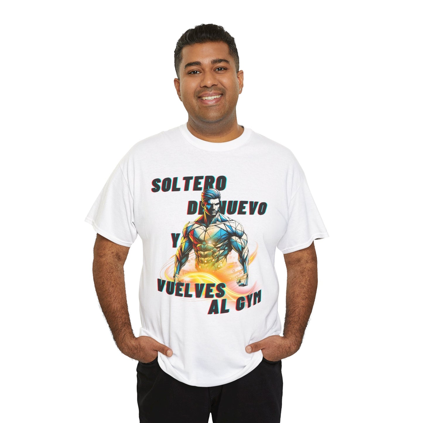 CAMISETA HOMBRE ALFA "SOLTERO DE NUEVO.."(EUROPA)