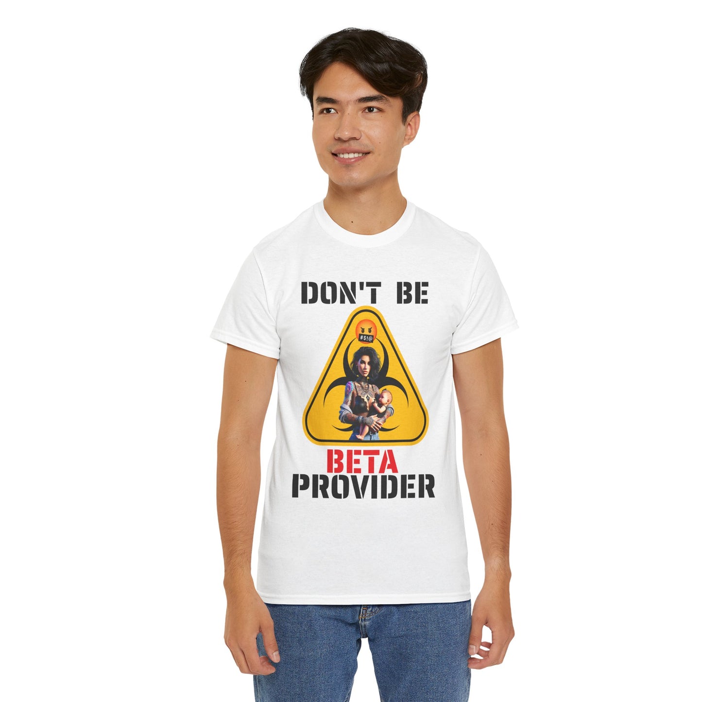 CAMISETA HOMBRE ALFA "DON'T BE BETA PROVIDER"(USA).