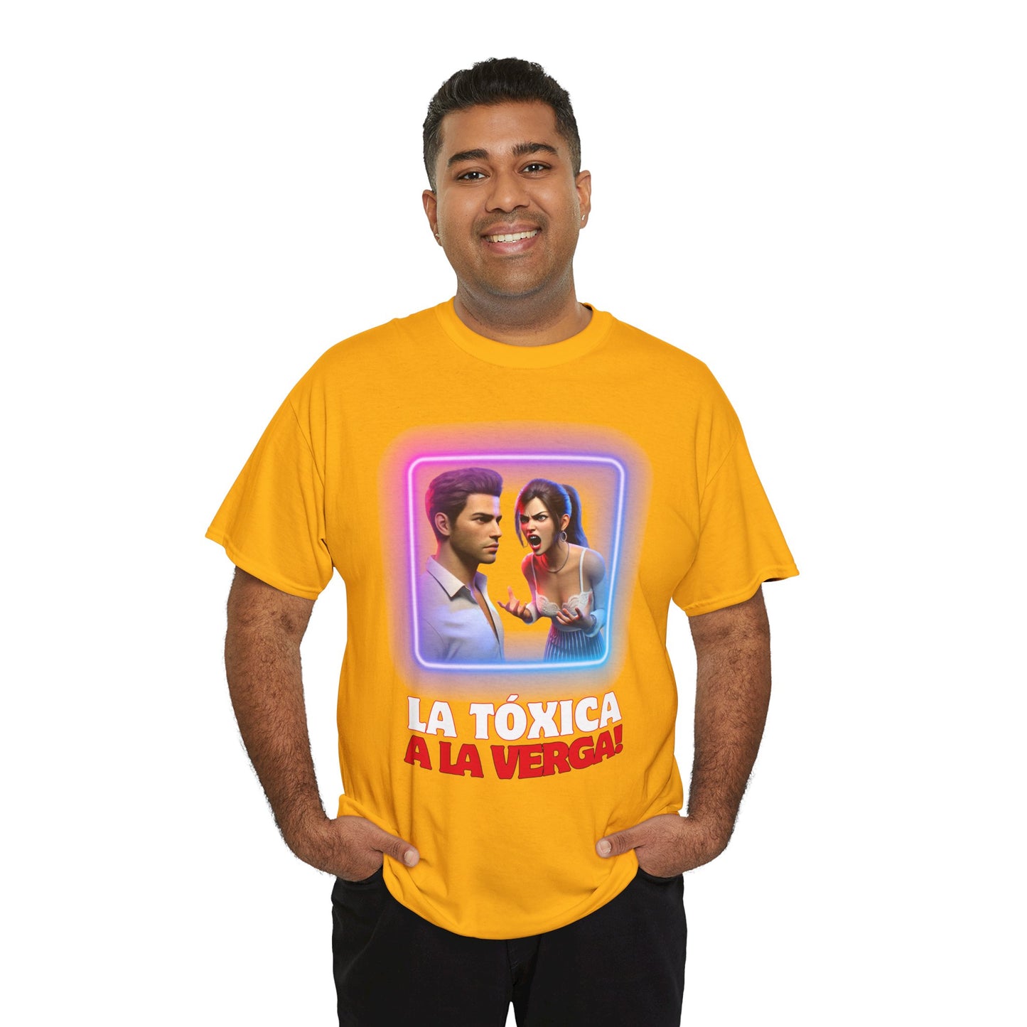 CAMISETA HOMBRE ALFA "LA TÓXICA A LA VERGA".(EUROPA).