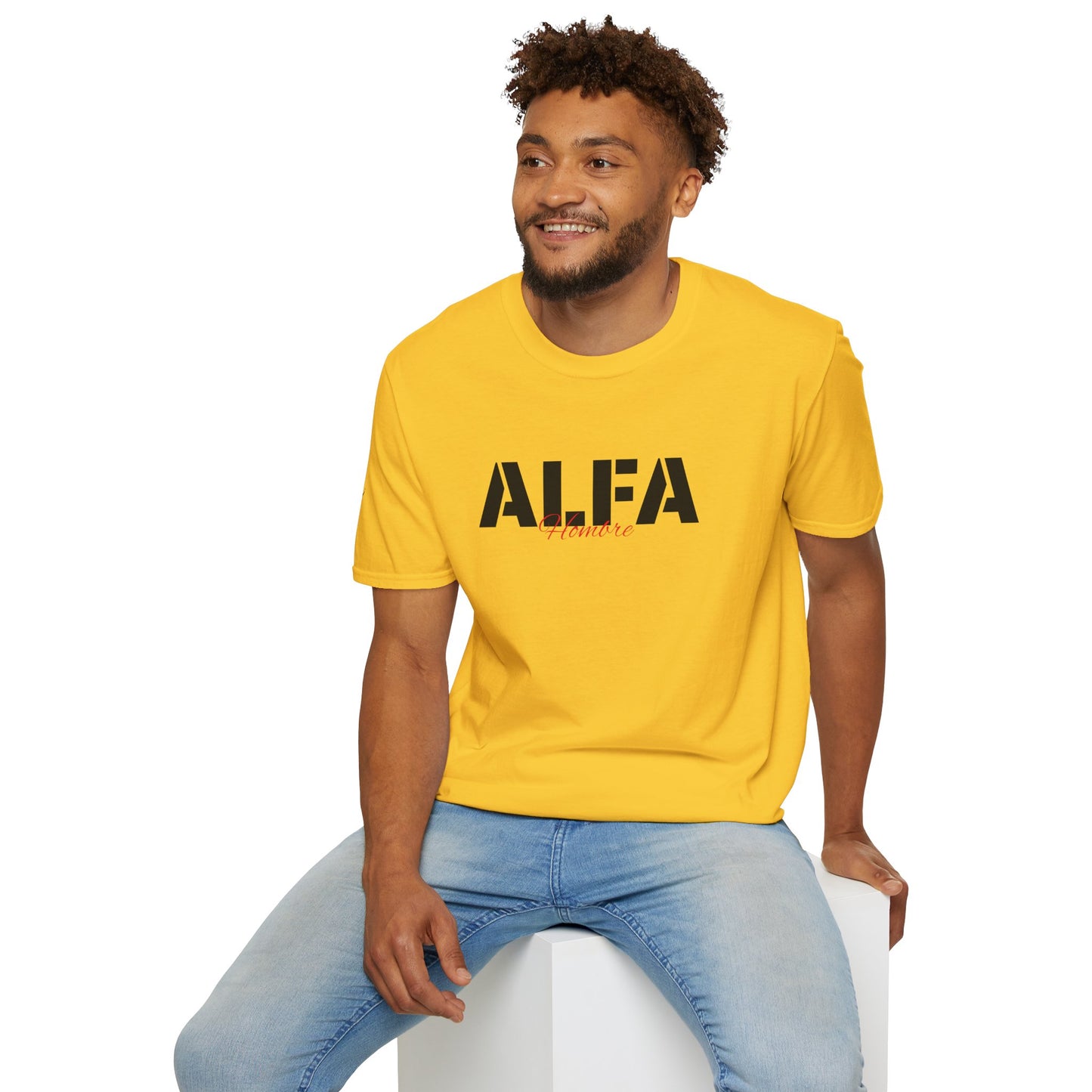 CAMISETA HOMBRE ALFA "TEXTSARAI FRONT" (EUROPA).