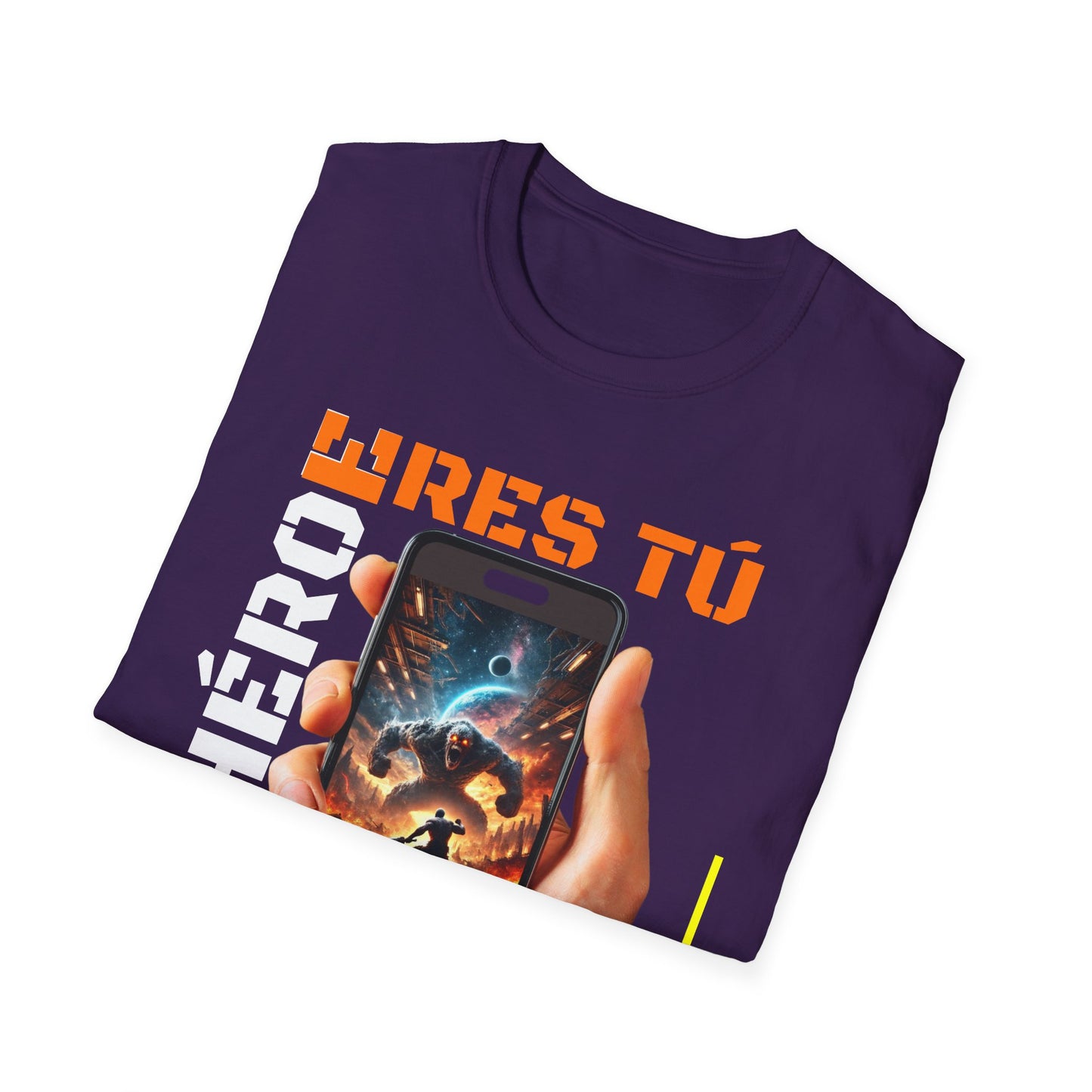 CAMISETA HOMBRE ALFA "EL HÉROE ERES TÚ".(USA).