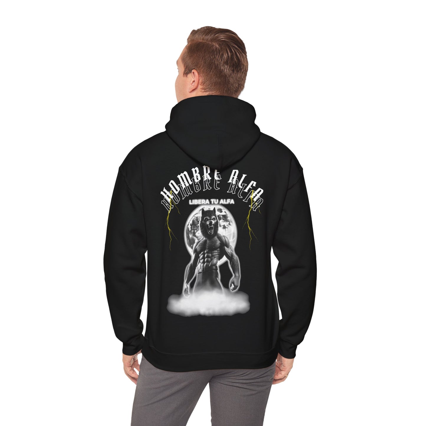 SUDADERA CON GORRO "LIBERA TU ALFA". (EUROPA).