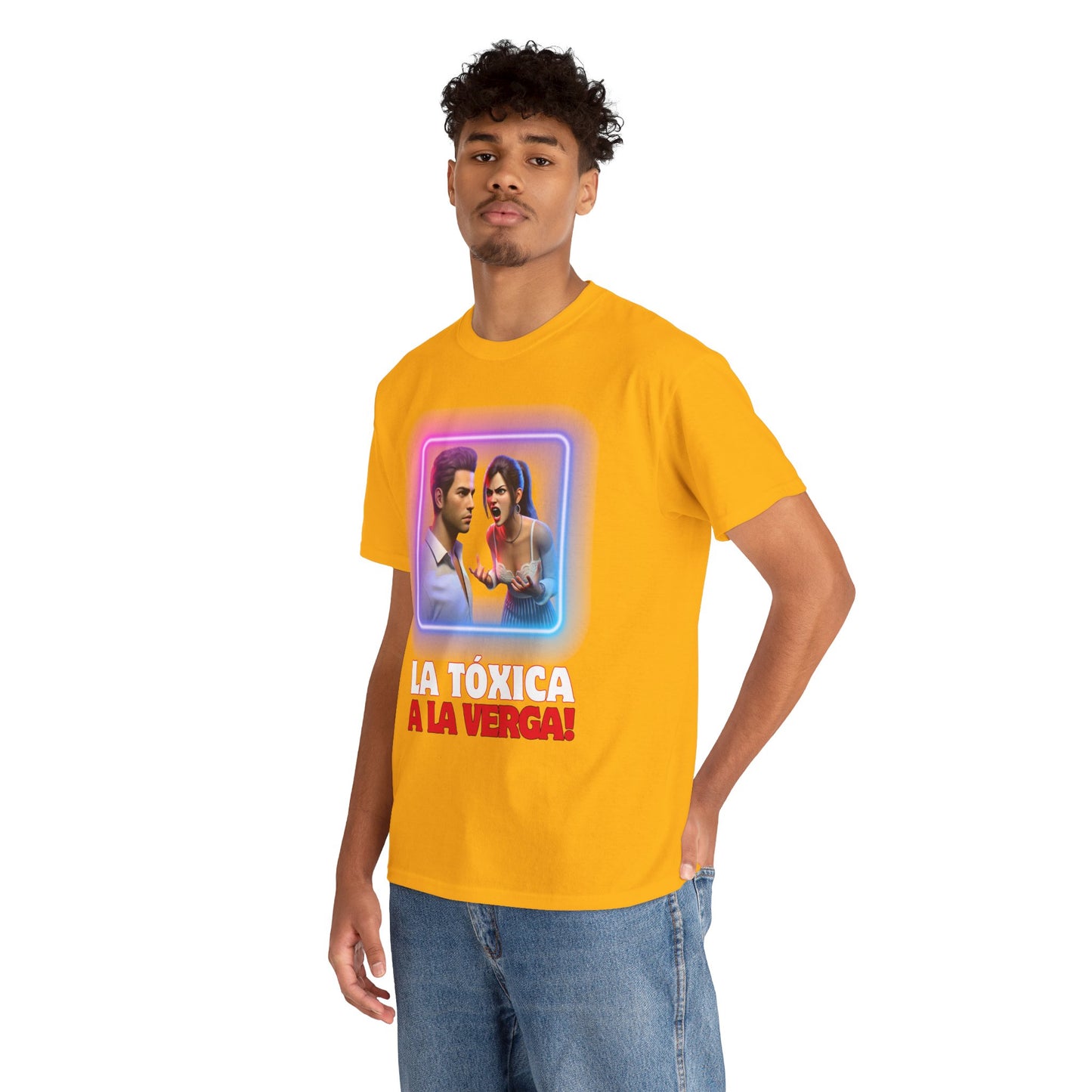 CAMISETA HOMBRE ALFA "LA TÓXICA A LA VERGA".(EUROPA).
