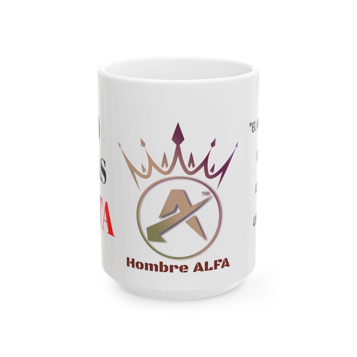 TAZA HOMBRE ALFA, "EL MATRIMONIO ES EL ATAÚD Y LOS HIJOS SON LOS CLAVOS". (USA).
