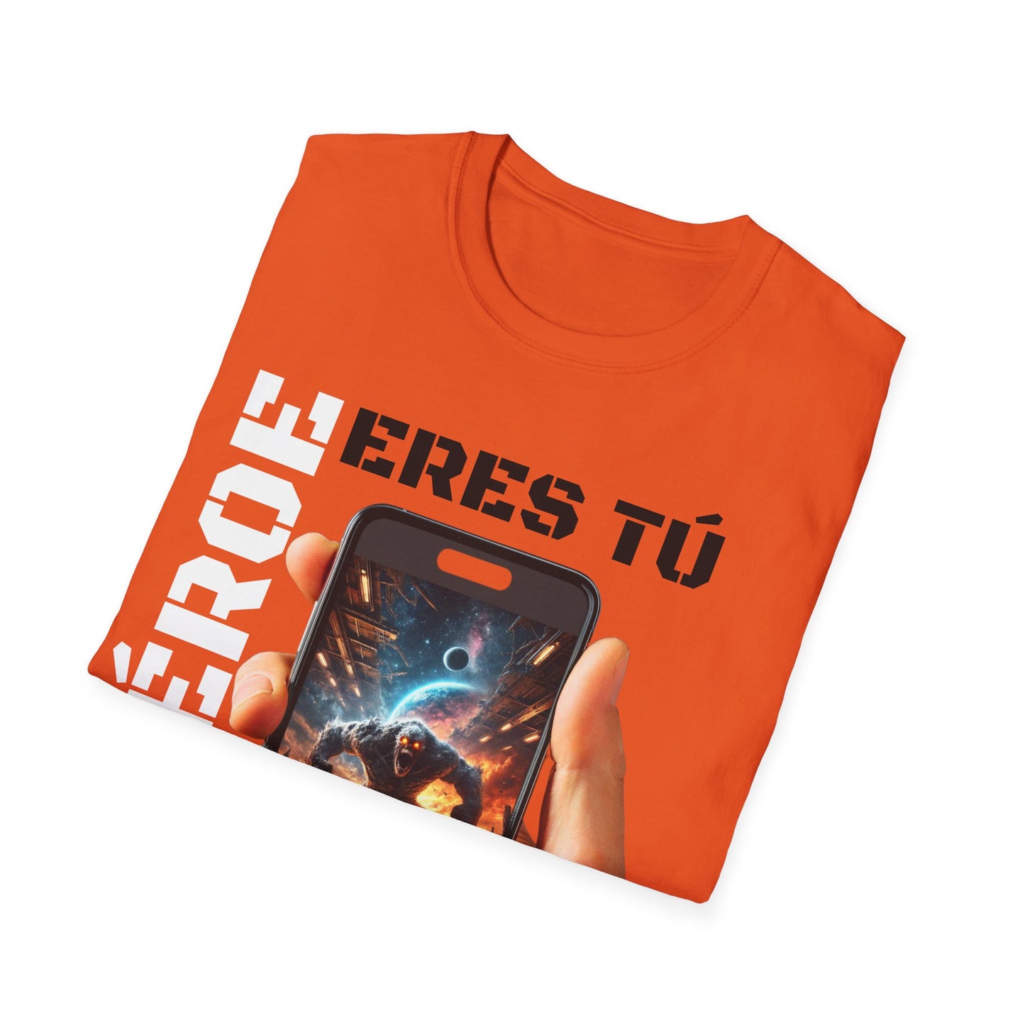 CAMISETA HOMBRE ALFA "EL HÉROE ERES TÚ".(EUROPA).