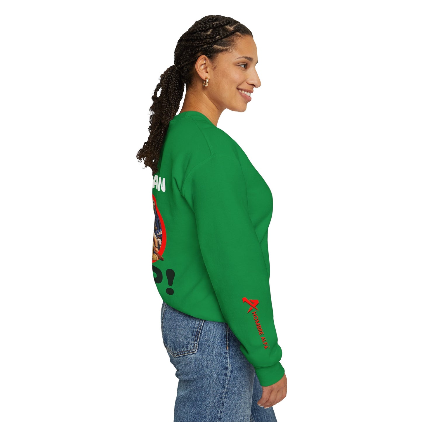SUDADERA HOMBRE ALFA "ELLAS DESPRECIAN AL SIMP"(USA).