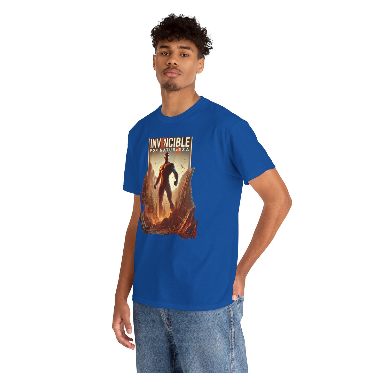 CAMISETA HOMBRE ALFA "INVENCIBLE POR NATURALEZA".(EUROPA).