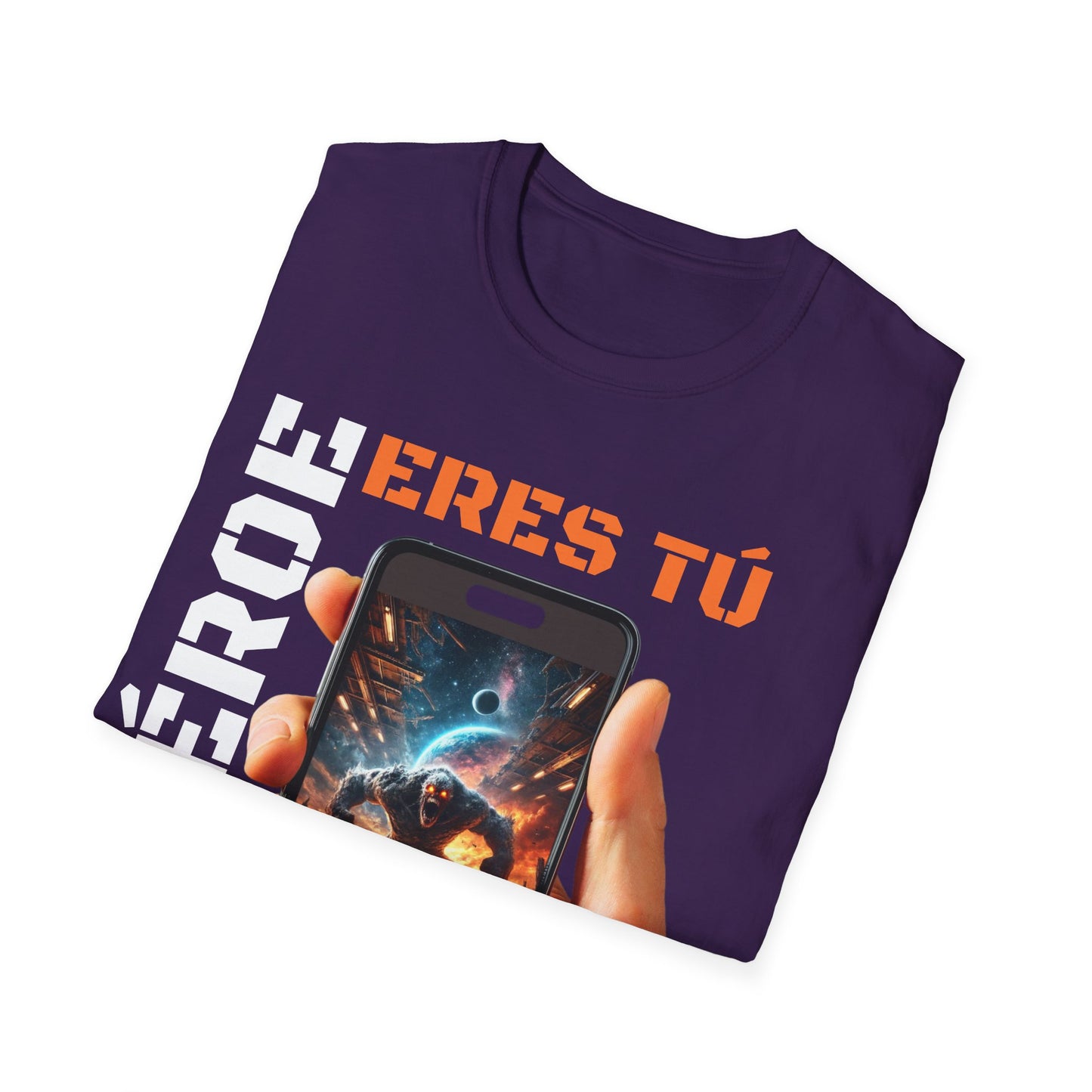 CAMISETA HOMBRE ALFA "EL HÉROE ERES TÚ".(EUROPA).