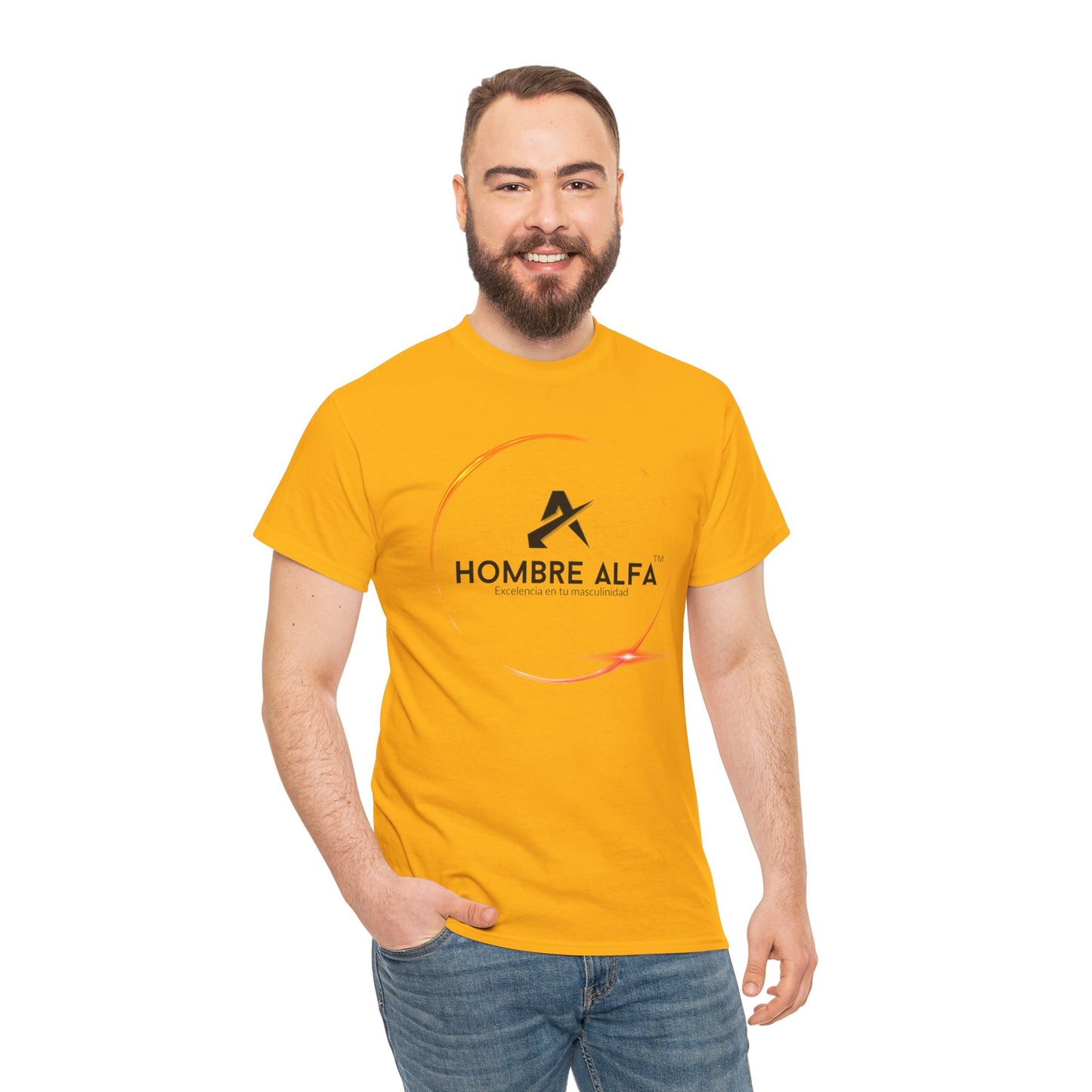 CAMISETA HOMBRE ALFA "LOGO RING"(EUROPA)