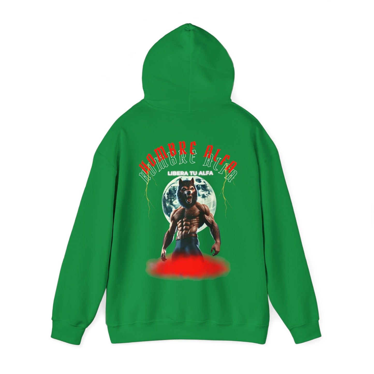 SUDADERA CON GORRO "LIBERA TU ALFA". (EUROPA).