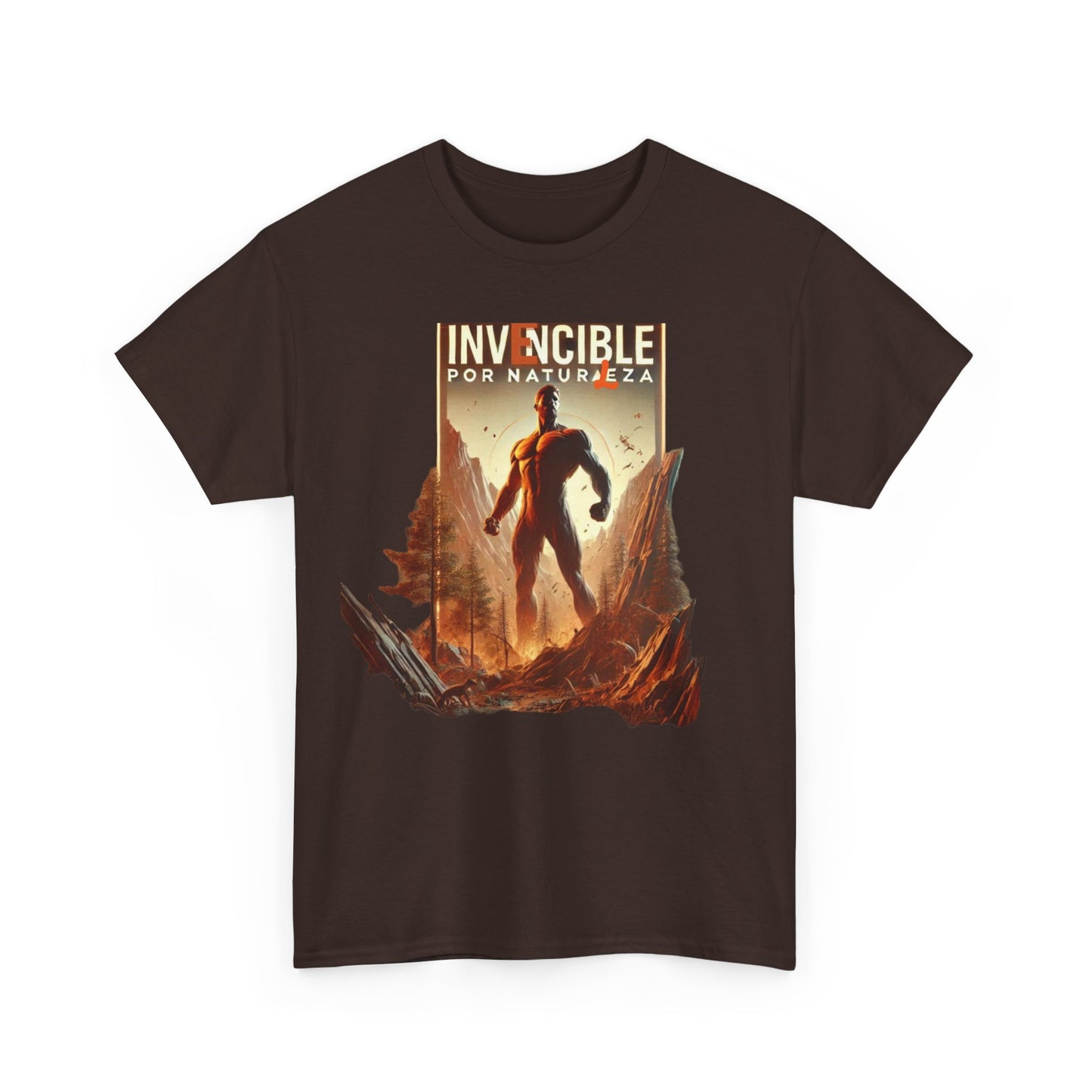 CAMISETA HOMBRE ALFA "INVENCIBLE POR NATURALEZA".(EUROPA).