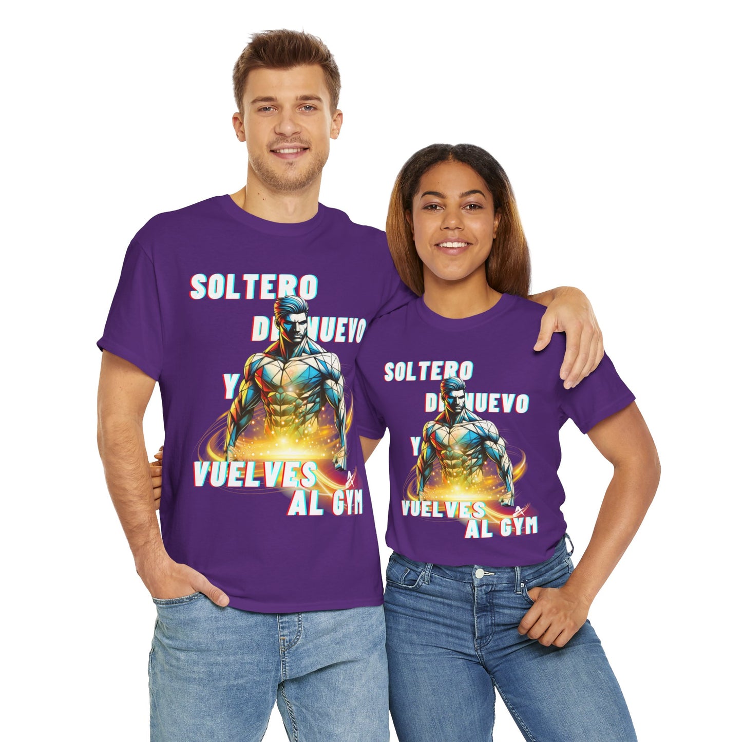 CAMISETA HOMBRE ALFA "SOLTERO DE NUEVO.."(EUROPA)
