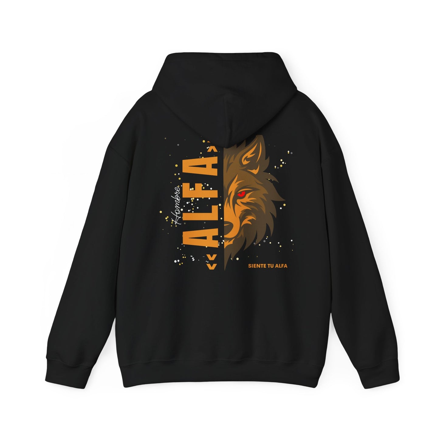 SUDADERA CON GORRO "SIENTE TU ALFA". (EUROPA).