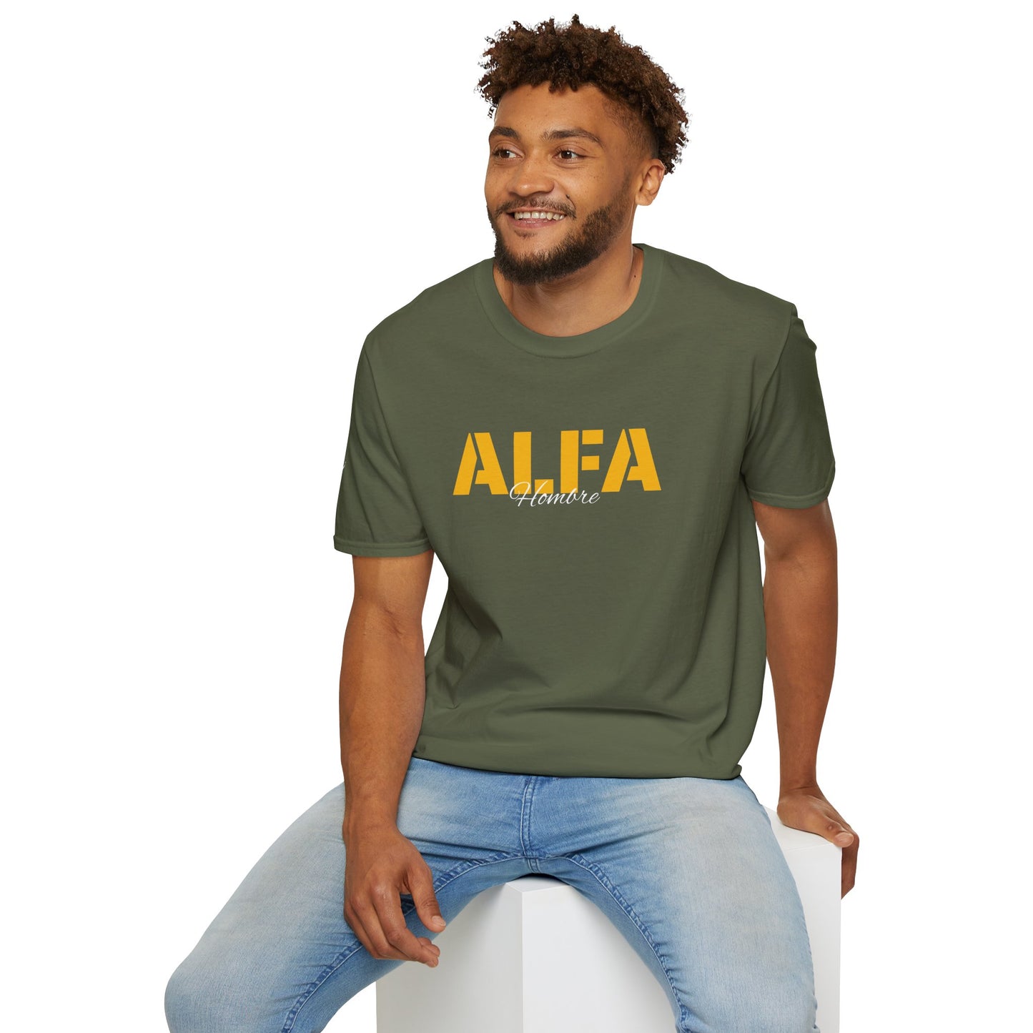 CAMISETA HOMBRE ALFA "TEXTSARAI FRONT" (EUROPA).