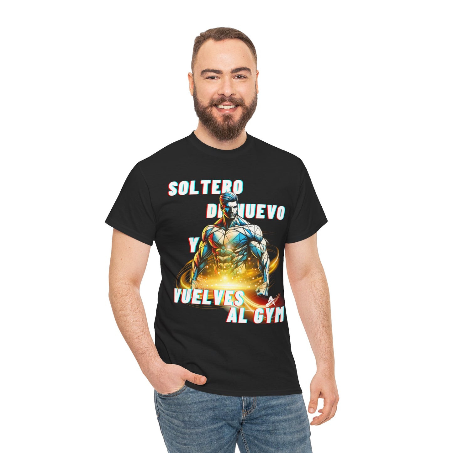 CAMISETA HOMBRE ALFA "SOLTERO DE NUEVO.."(EUROPA)