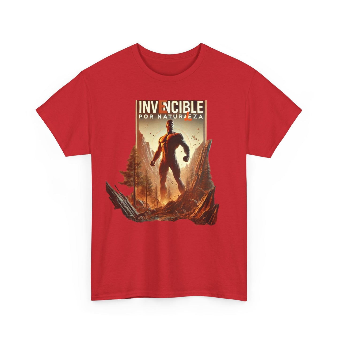 CAMISETA HOMBRE ALFA "INVENCIBLE POR NATURALEZA".(EUROPA).