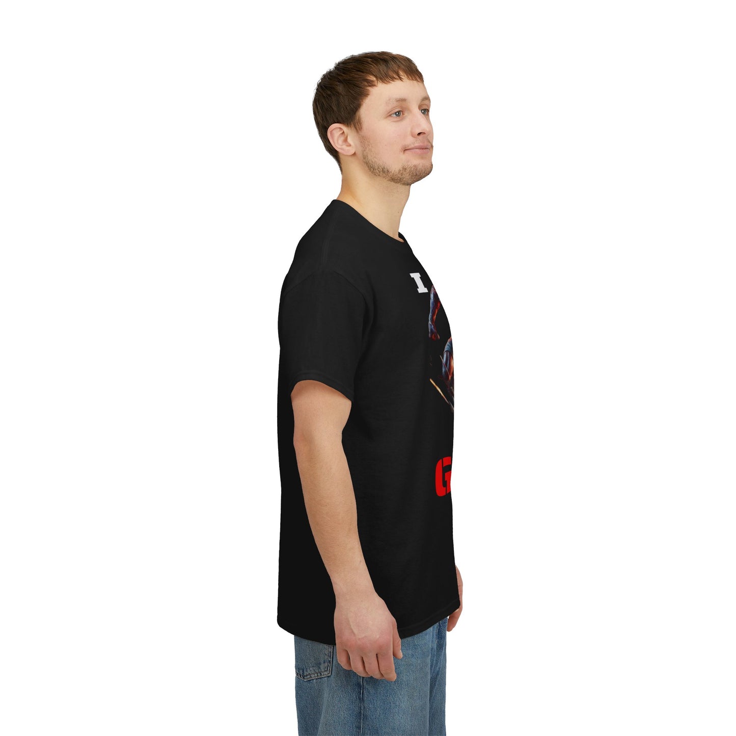 CAMISETA HOMBRE ALFA "I NEVER GIVE UP".(USA).