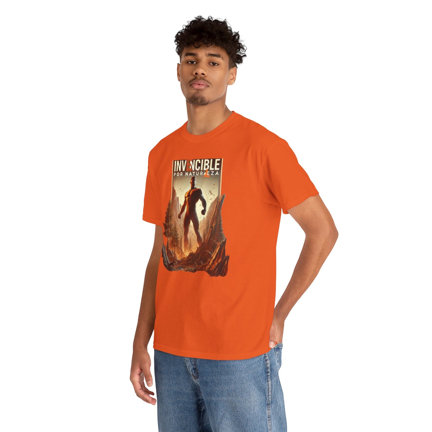 CAMISETA HOMBRE ALFA "INVENCIBLE POR NATURALEZA".(EUROPA).
