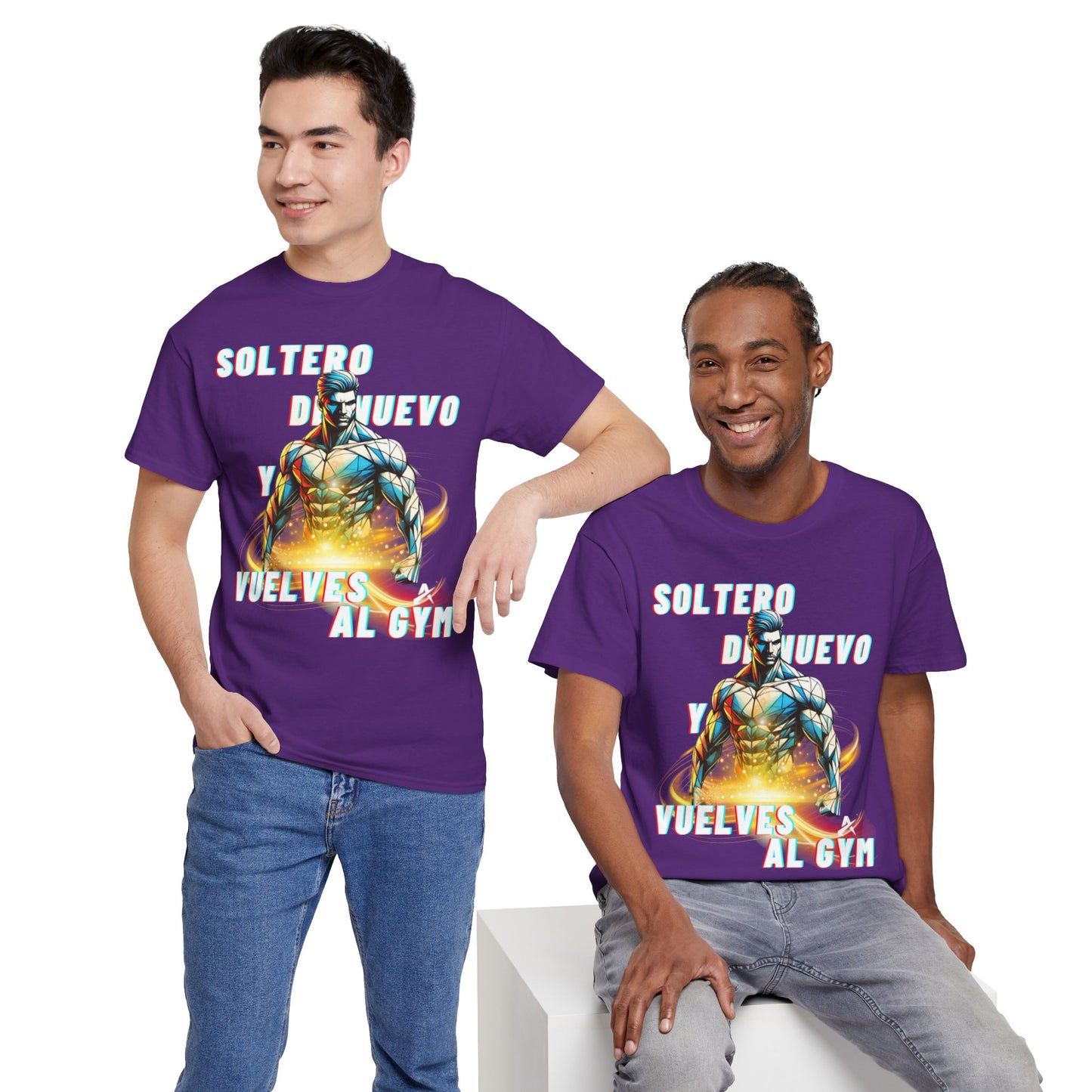 CAMISETA HOMBRE ALFA "SOLTERO DE NUEVO.."(EUROPA)