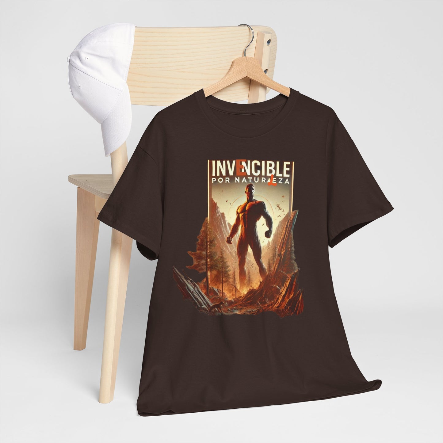 CAMISETA HOMBRE ALFA "INVENCIBLE POR NATURALEZA".(EUROPA).