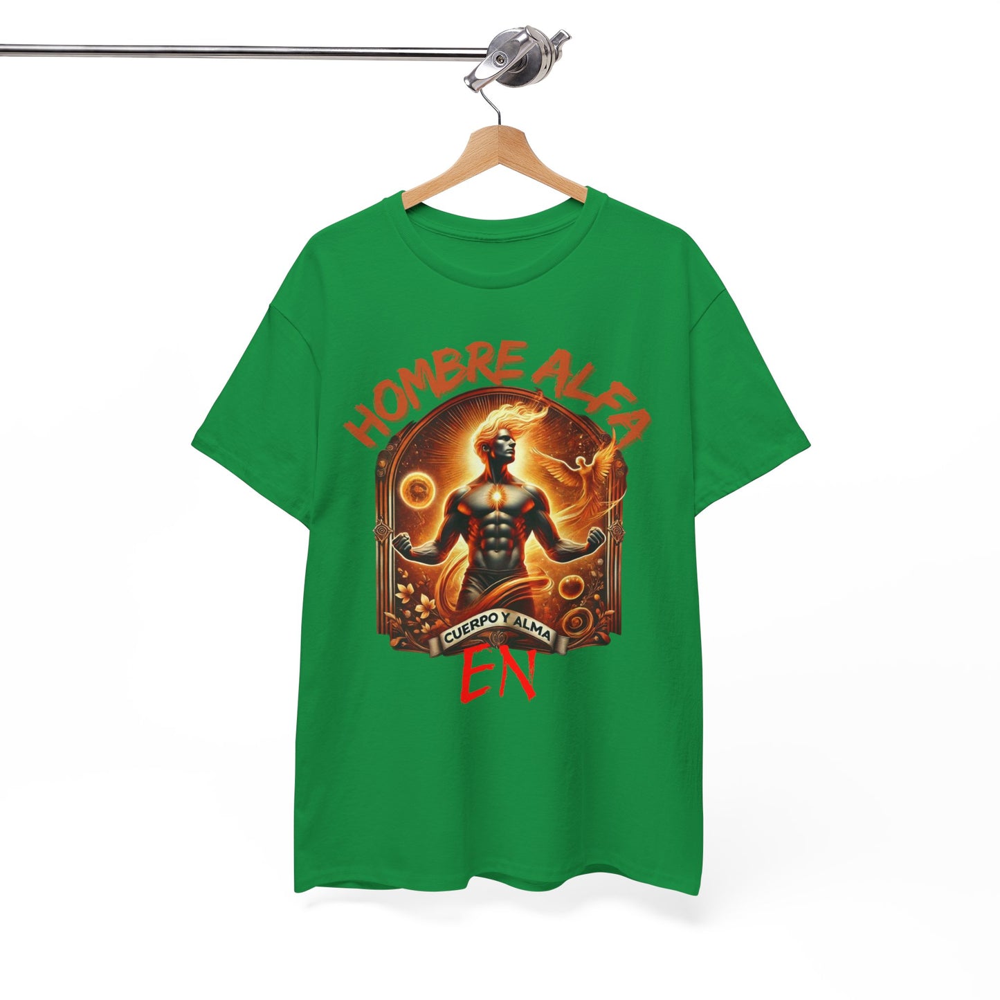 CAMISETA HOMBRE ALFA " EN CUERPO Y ALMA".(USA).