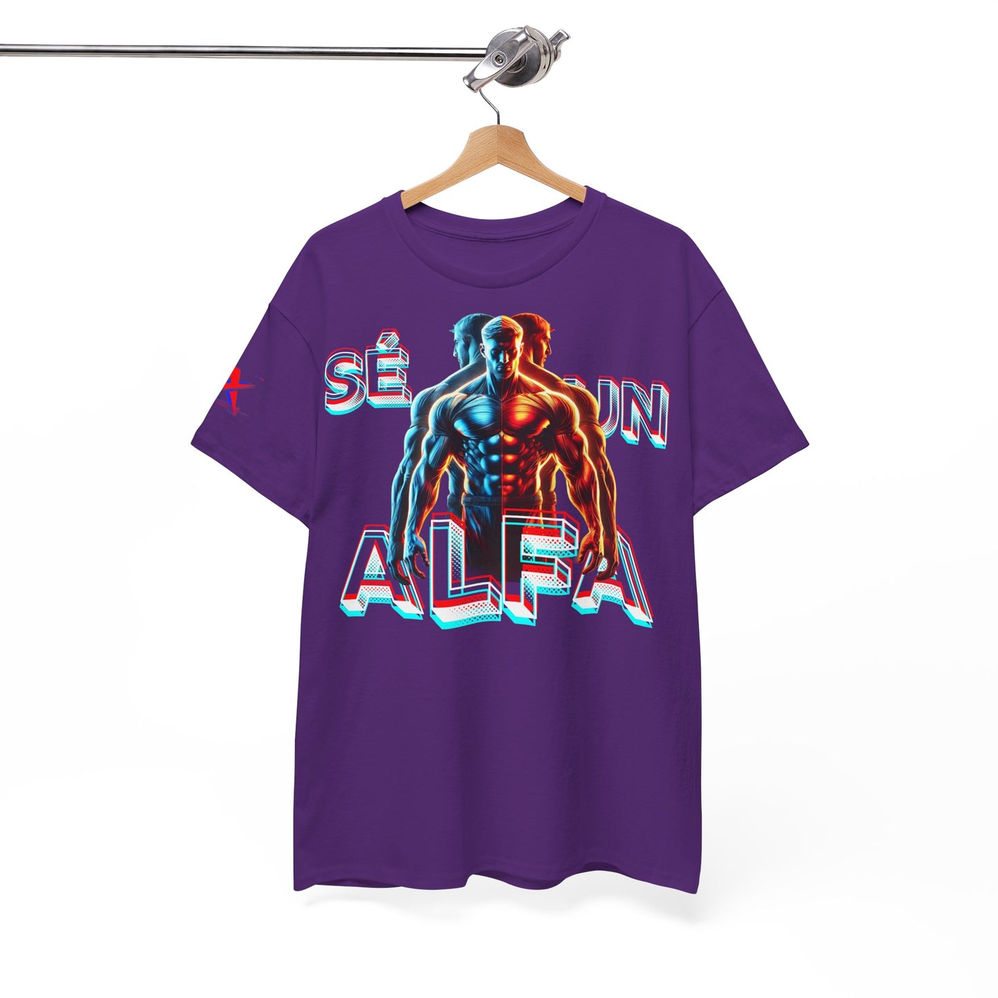CAMISETA HOMBRE ALFA "SÉ UN ALFA".(EUROPA).