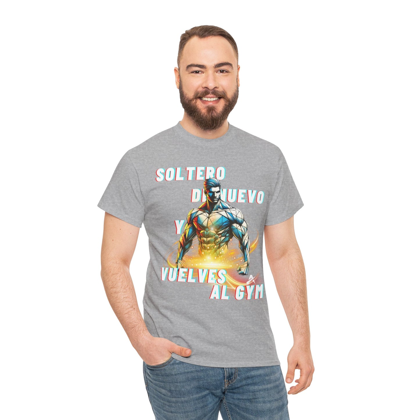 CAMISETA HOMBRE ALFA "SOLTERO DE NUEVO.."(EUROPA)