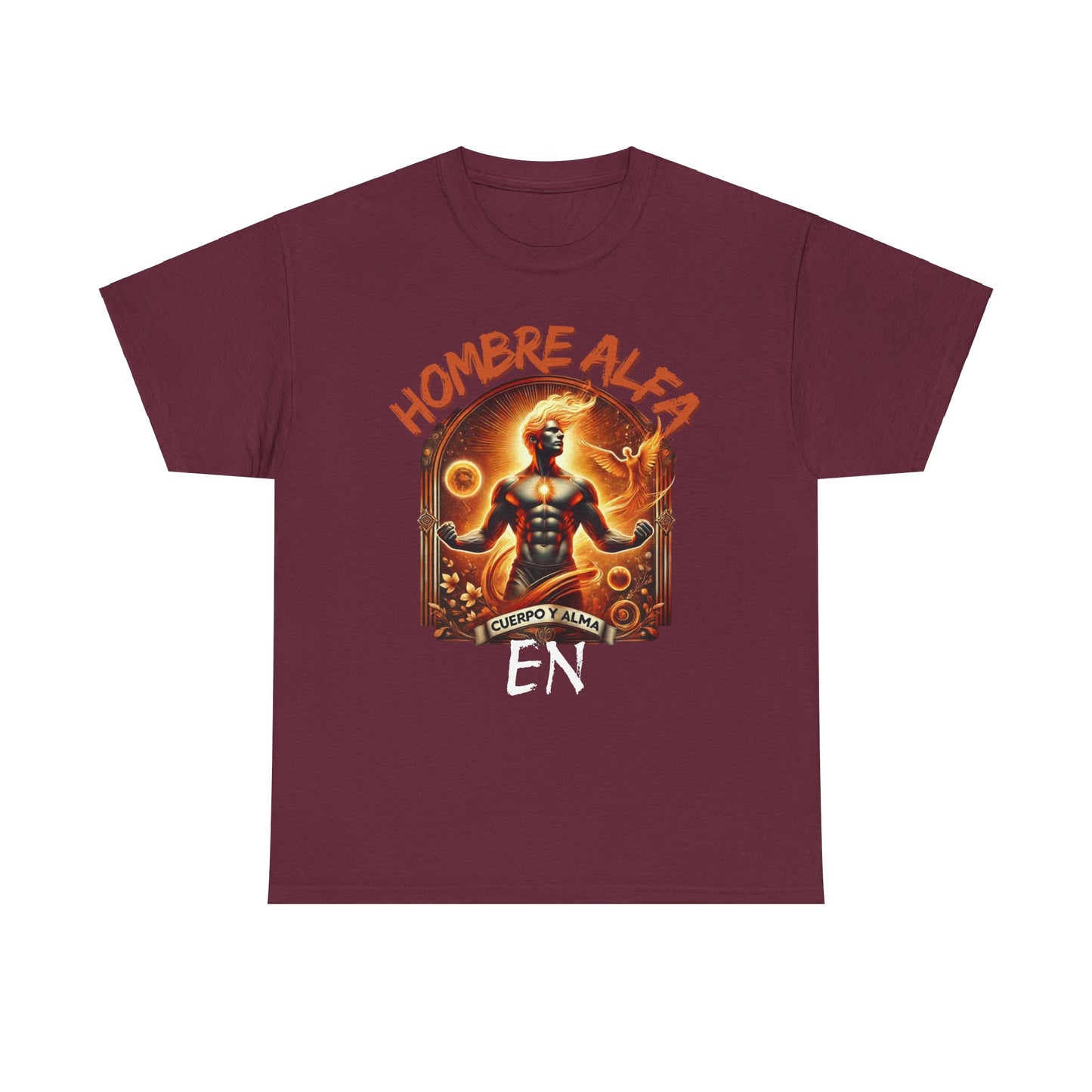 CAMISETA HOMBRE ALFA " EN CUERPO Y ALMA".(USA).