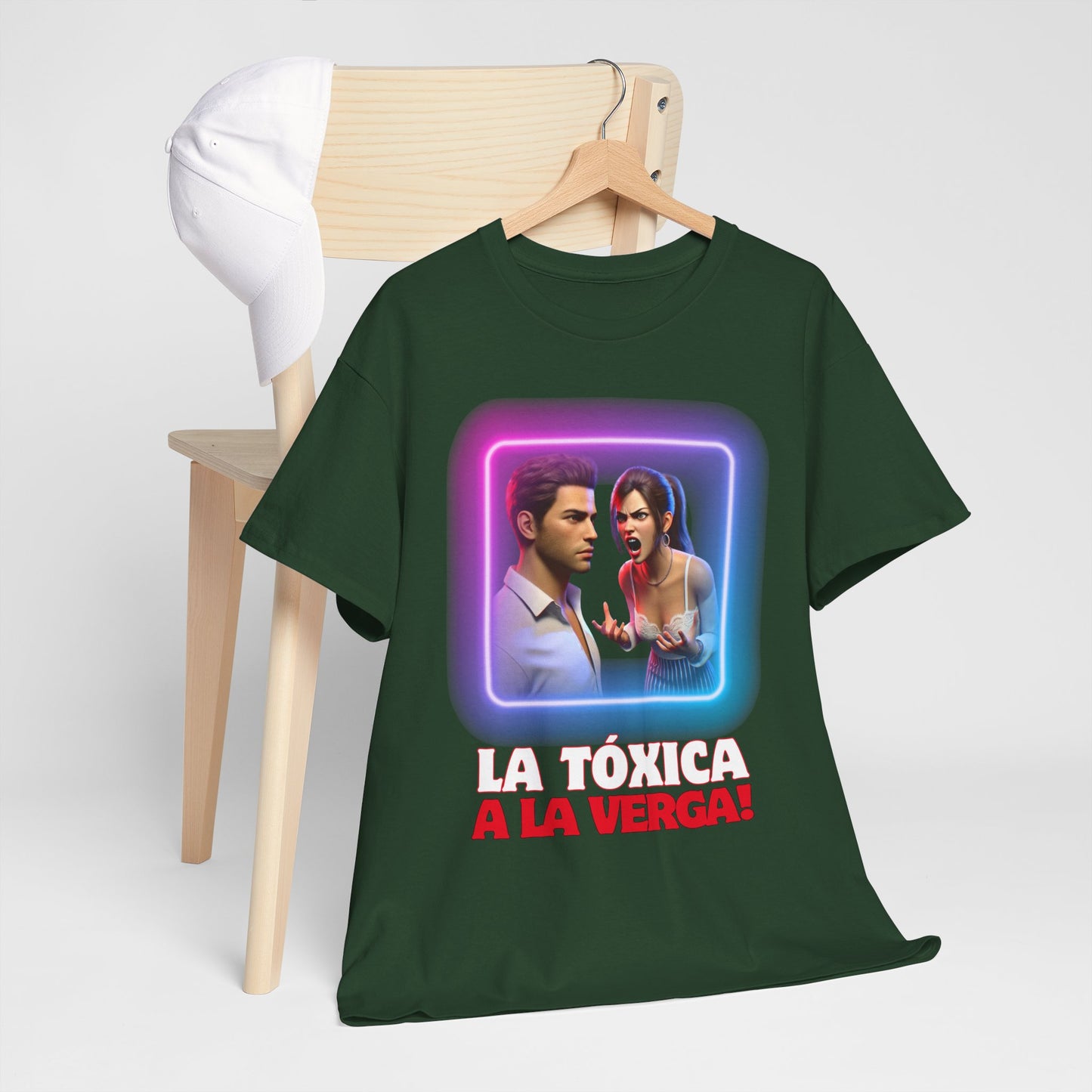 CAMISETA HOMBRE ALFA "LA TÓXICA A LA VERGA".(EUROPA).