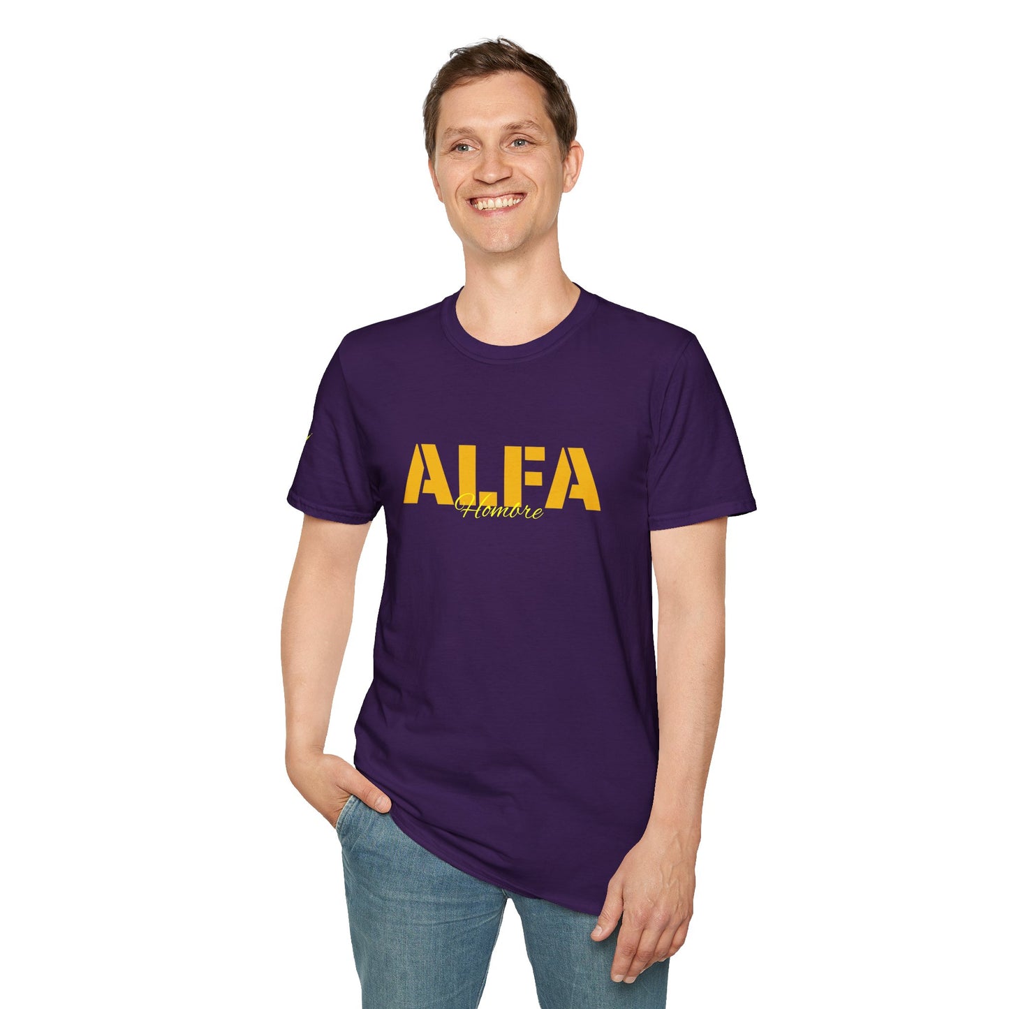 CAMISETA HOMBRE ALFA "TEXTSARAI FRONT" (EUROPA).