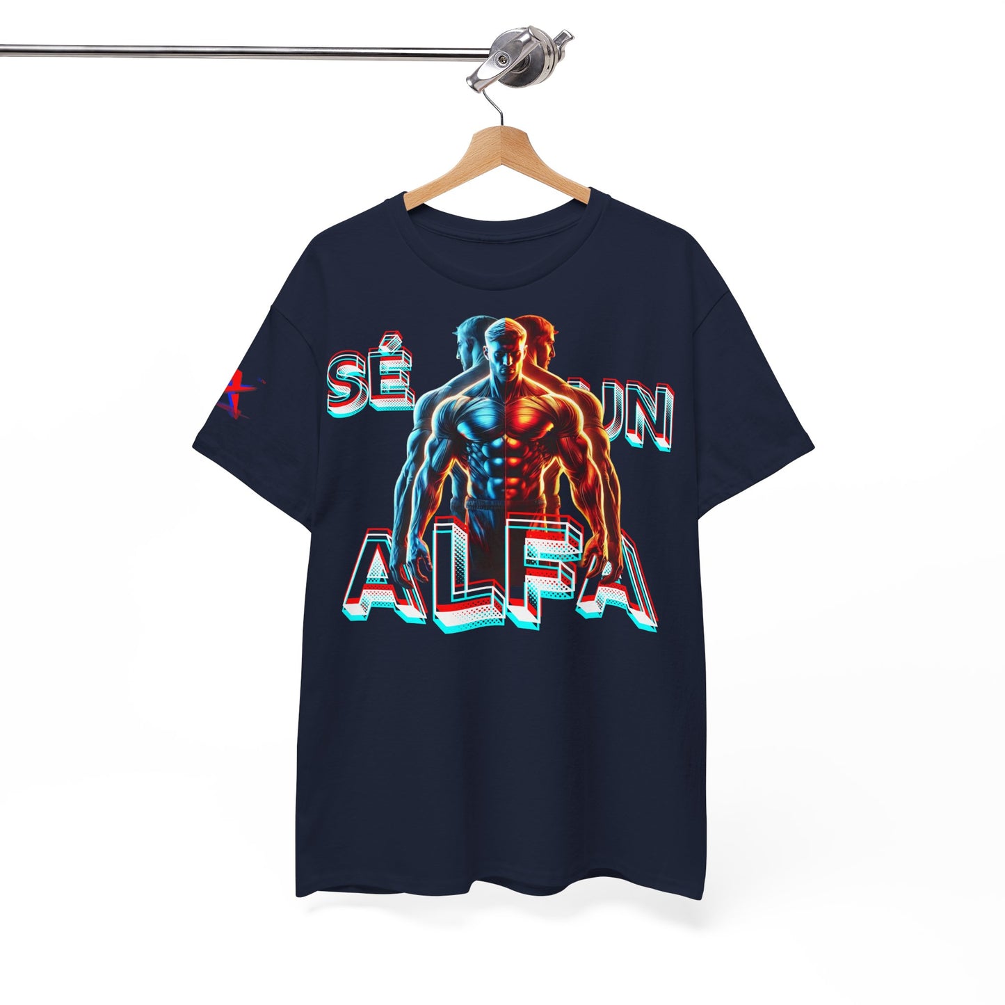 CAMISETA HOMBRE ALFA "SÉ UN ALFA".(EUROPA).