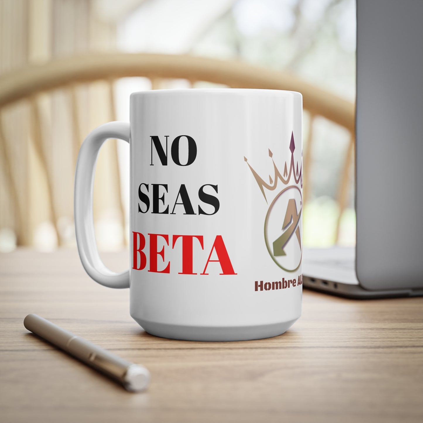 TAZA HOMBRE ALFA, "EL MATRIMONIO ES EL ATAÚD Y LOS HIJOS SON LOS CLAVOS". (EUROPA).