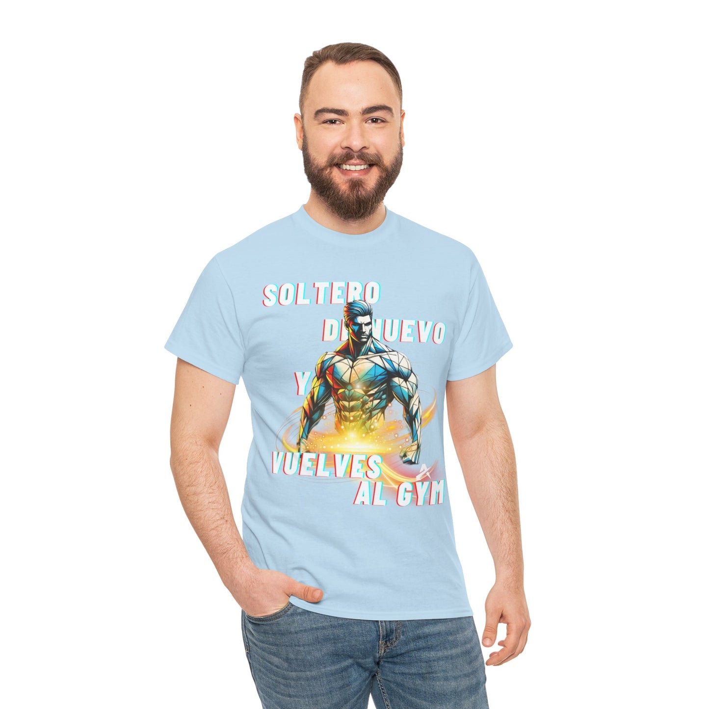 CAMISETA HOMBRE ALFA "SOLTERO DE NUEVO.."(EUROPA)