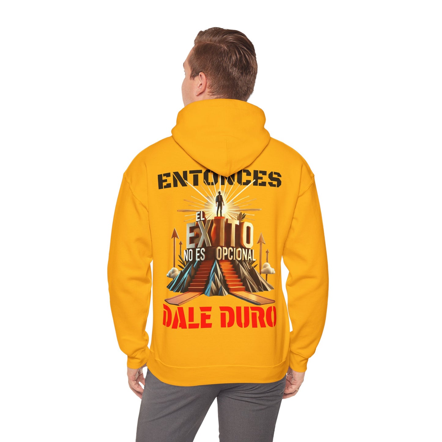 SUDADERA CON GORRO "EL ÉXITO NO ES OPCIONAL" (EUROPA).