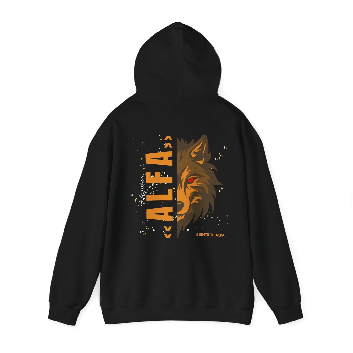 SUDADERA CON GORRO "SIENTE TU ALFA". (EUROPA).